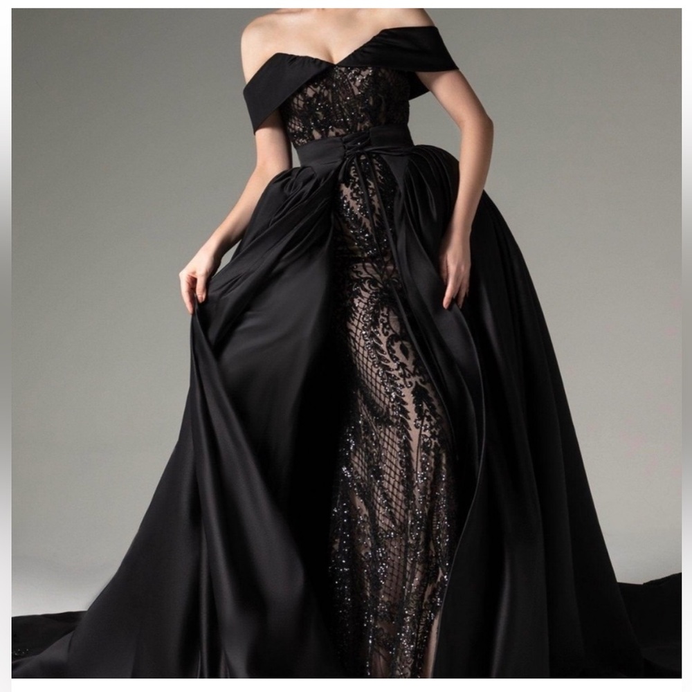 Catalina Princess Chapel Train Satin Wedding Dress CW2513